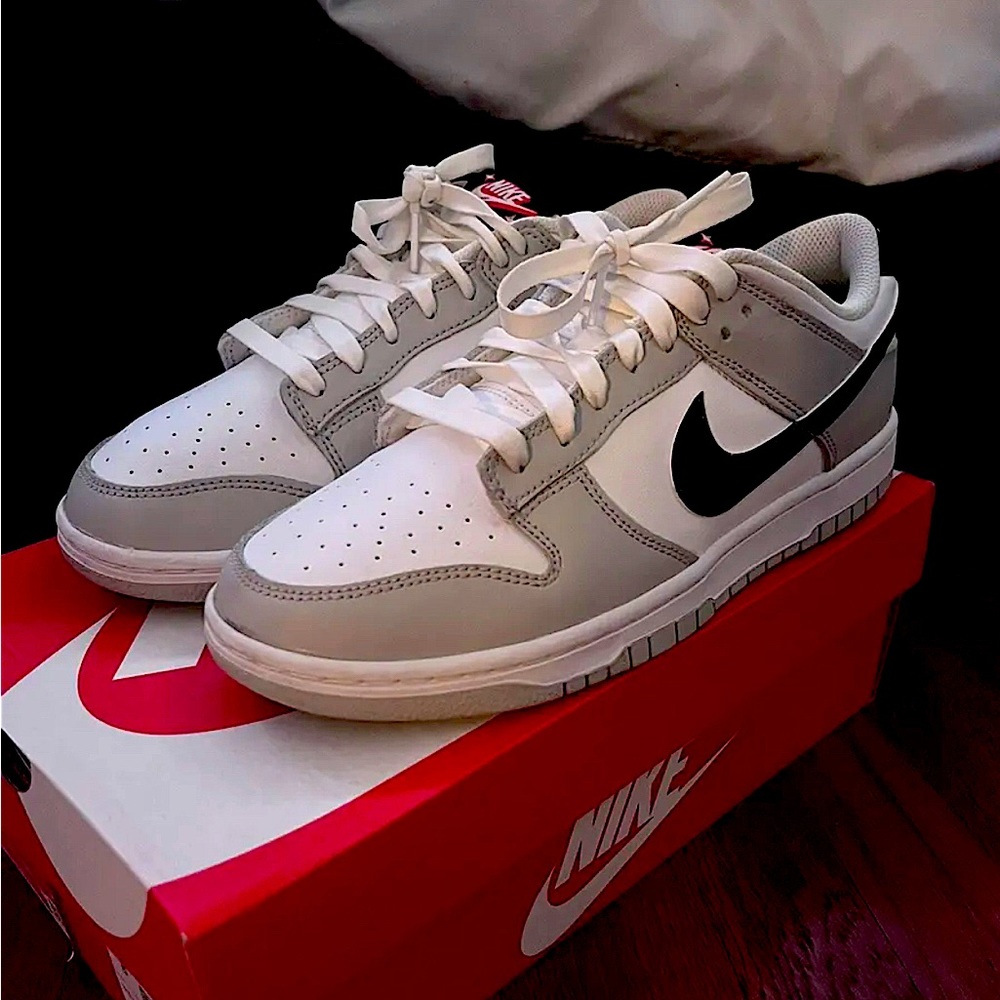 NIKE Dunk Low Retro SE Lottery Pack Grey Fog Sz 8